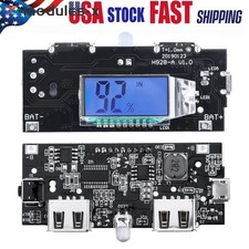 Dual USB 5V Mobile Power Bank 18650 Battery Charger Digital Power Module USA