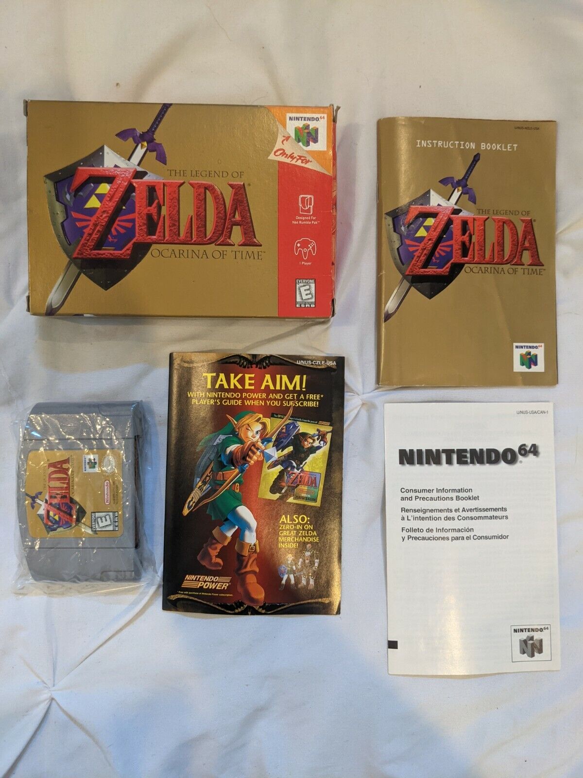 Legend of Zelda: Ocarina of Time - Collector's Edition (Nintendo 64, 1998)  for sale online