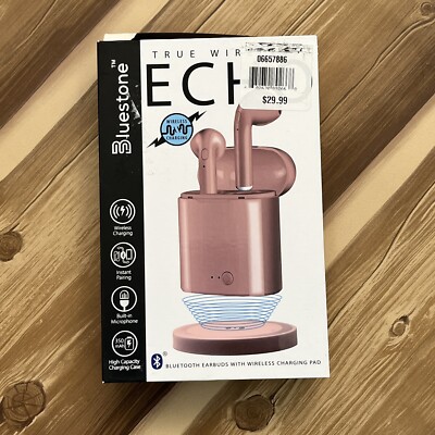 Bluestone Echo TWS4-RG Bluetooth Earbuds with Wireless Charging Pad