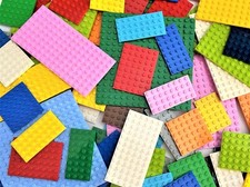 LEGO 50 piezas PLACAS BASE 4x4 4x8 6x6 6x12 16x16 lote mixto a granel placas base - L911