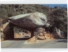 Postcard Tunnel Rock Sequoia National Park California