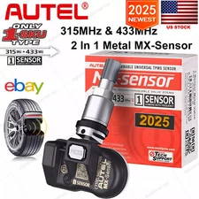 Autel MX-Sensor 315MHz & 433MHz Programmable TPMS Universal Tire Pressure Sensor