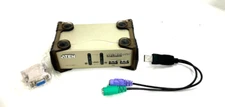 ATEN CUBI Q 2-PORT USB KVMP SWITCH CS-1732A MODEL BI-DIRECTIONAL SWITCHING