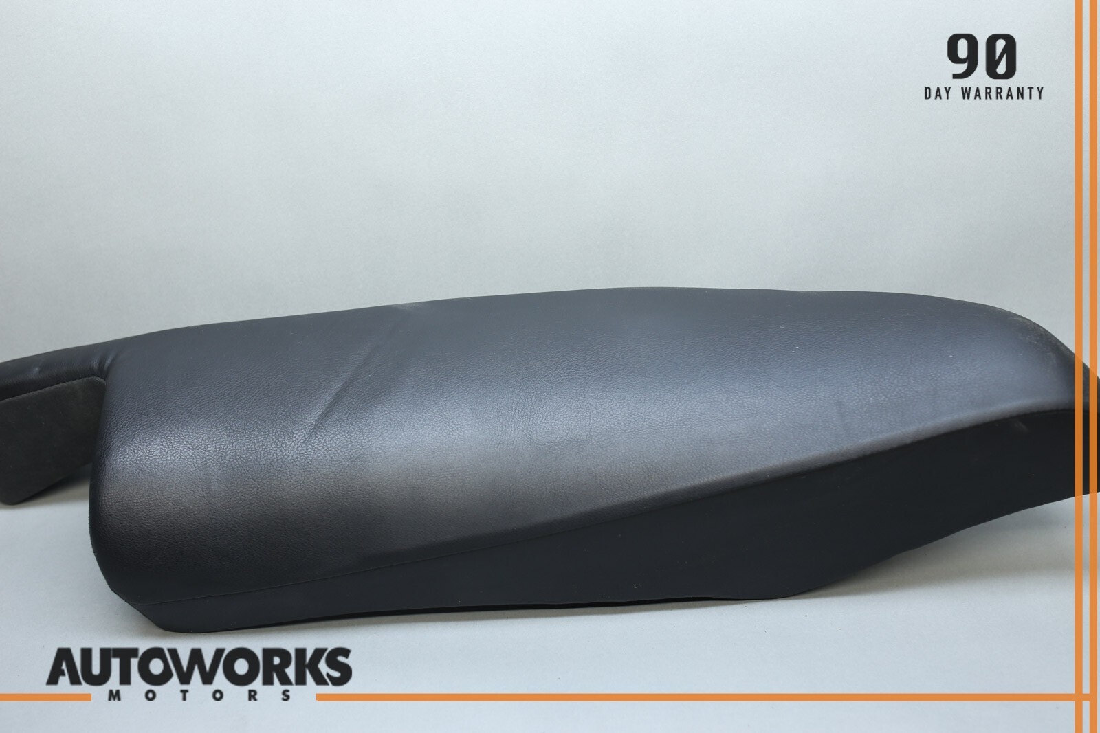 04-08 Maserati Quattroporte M139 Rear Right Seat Bolster Cushion Trim Black OEM