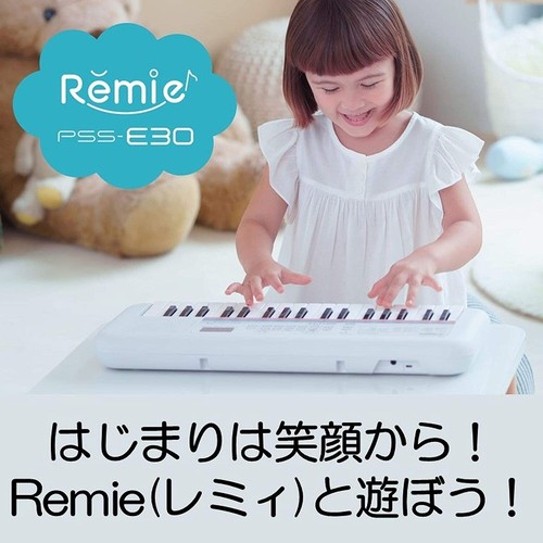 Yamaha PSS-E30 37 teclas mini teclado Remie blanco niños de Japón - Imagen 3 de 8