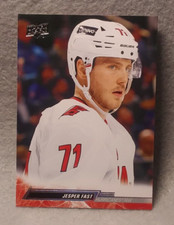 Jesper Fast, 2022-23 Upper Deck Series 1 Base #34 - Carolina Hurricanes