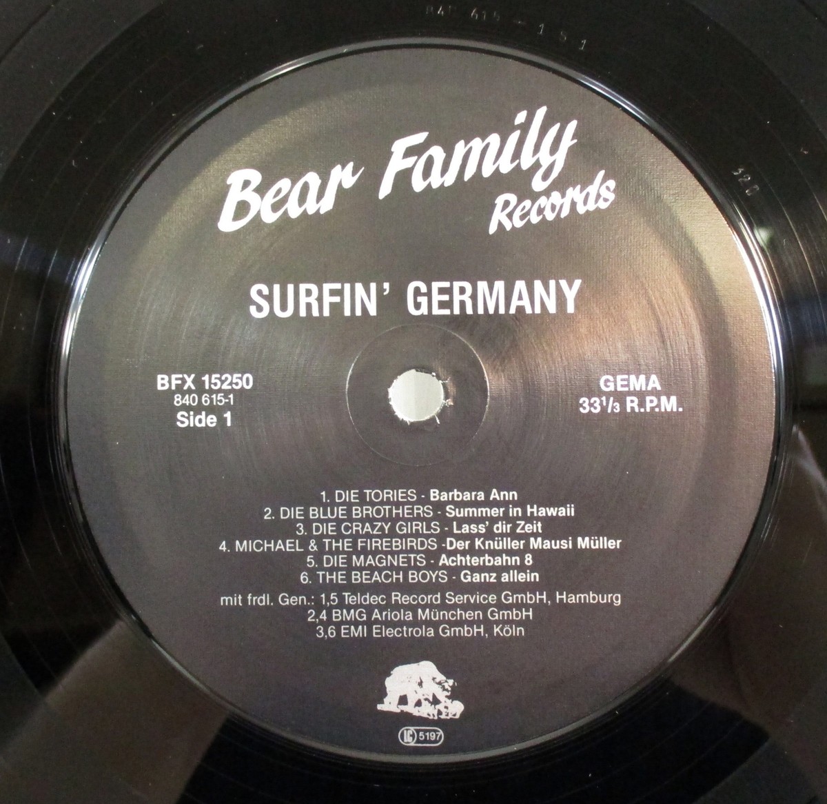 独LP Various Surfin Germany BFX15250 Bear Family Records /00260 独LP Various Surfin Germany BFX15250 Bear Family Records