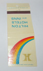 Matches Matchbook Cover Hilton Hotels and Inns Rainbow Road Logo "H" — photo 1