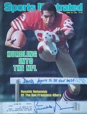 Renaldo Nehemiah, Autographed Sports Illustrated Magazine, April 26, 1982