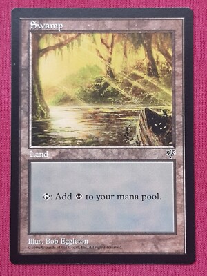 Magic The Gathering MIRAGE SWAMP B land card MTG | eBay