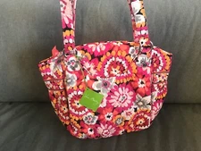 Vera Bradley Pixie Blooms Glenna Shoulder Bag Purse new #12558-207 NEW