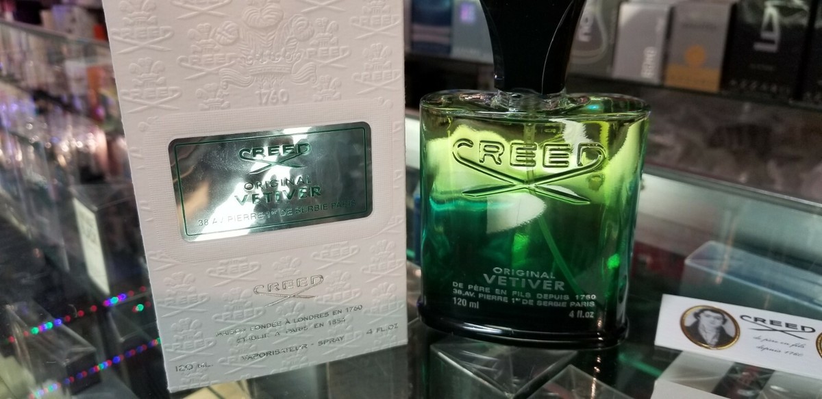 Creed Original Vetiver 4oz 120ml EDP Eau de Parfum Spray for