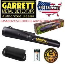 GARRETT PRO POINTER II PINPOINTER METAL DETECTOR WEATHERPROOF + HOLSTER 1166050!