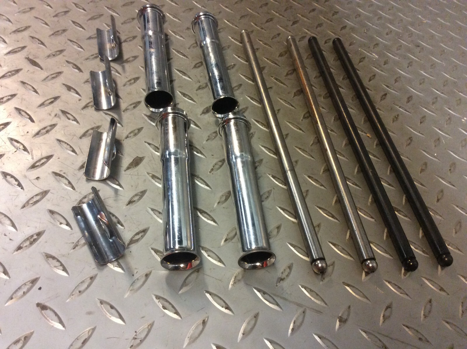 Harley Davidson Twin Cam Dyna Softail Pushrods Push Rod Tubes Tube