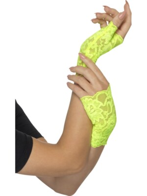 green gloves fancy dress green Super Hero Gauntlet Gloves adult costume