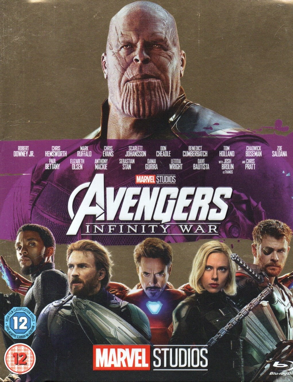 AVENGERS: INFINITY WAR - With Slipcover - Blu-Ray *NEW & SEALED* *Marvel*
