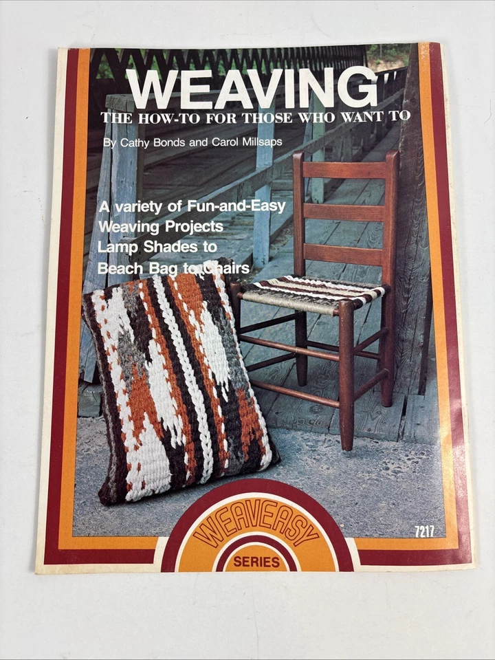 1977 Weaving How-To for Those Who Want to Vintage Craft Book Easy Instructions - Image 2 of 4