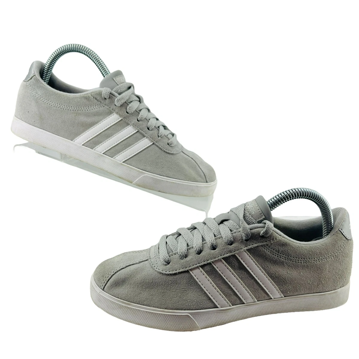 Grey adidas best sale courtset