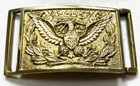 CIVIL WAR US UNION Belt Plate NCO 2-Piece Brass M1851 Federal Eagle Belt Buckle — photo 1