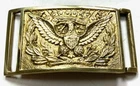 CIVIL WAR US UNION Belt Plate NCO 2-Piece Brass M1851 Federal Eagle Belt Buckle