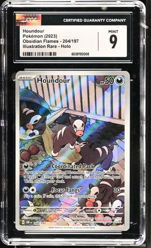 Houndour graded CGC 9 for sale on eBay