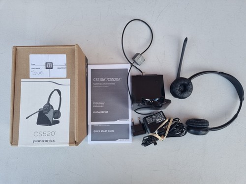 Plantronics CS520 kabelloses binaurales Headset mit Plantronics C052A Dect - Bild 3 von 24