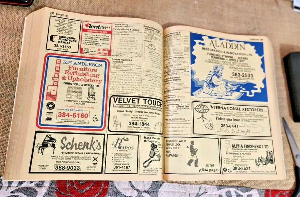 Victoria & Area 1990 Telephone Directory Canada Phone Book eBay