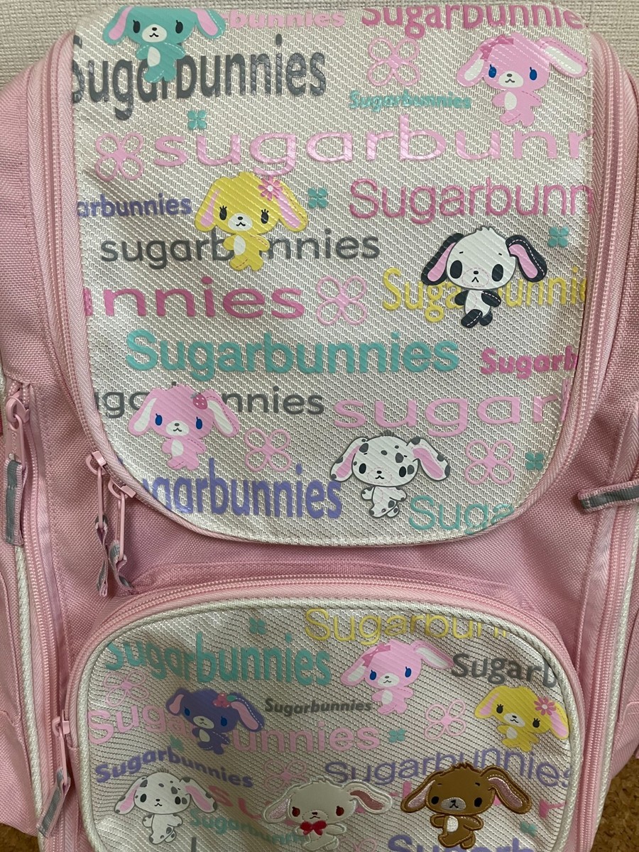 Sanrio Sugarbunnies Backpack Kids Pink Characters School Bag Rare