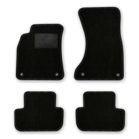 Auto-FußMatten Ideal Schwarz FüR Audi A4 8K B8 2007 - 2015 Autoteppiche