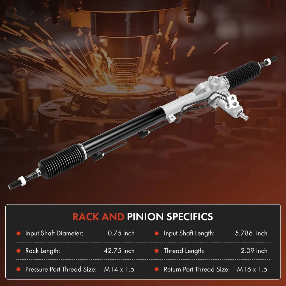 Conjunto de cremallera y piñón de dirección asistida para Hyundai Sonata 2006 2007 2008-2010 Foto 4 de 4