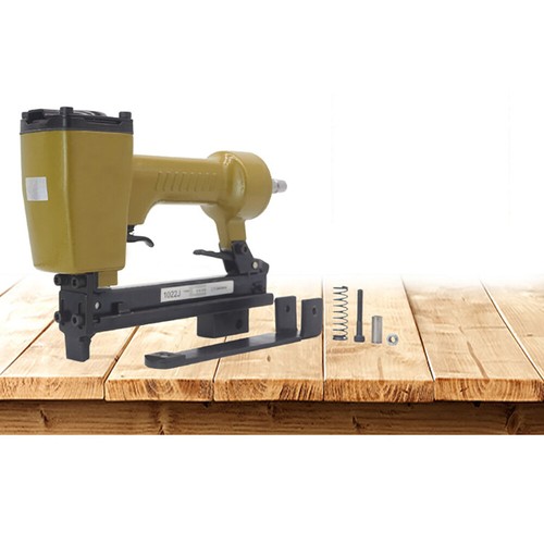 Pneumatic Staple Gun Code Nail Gun Leather Fabric Carton Wood Air Nailer Stapler - Afbeelding 9 van 9