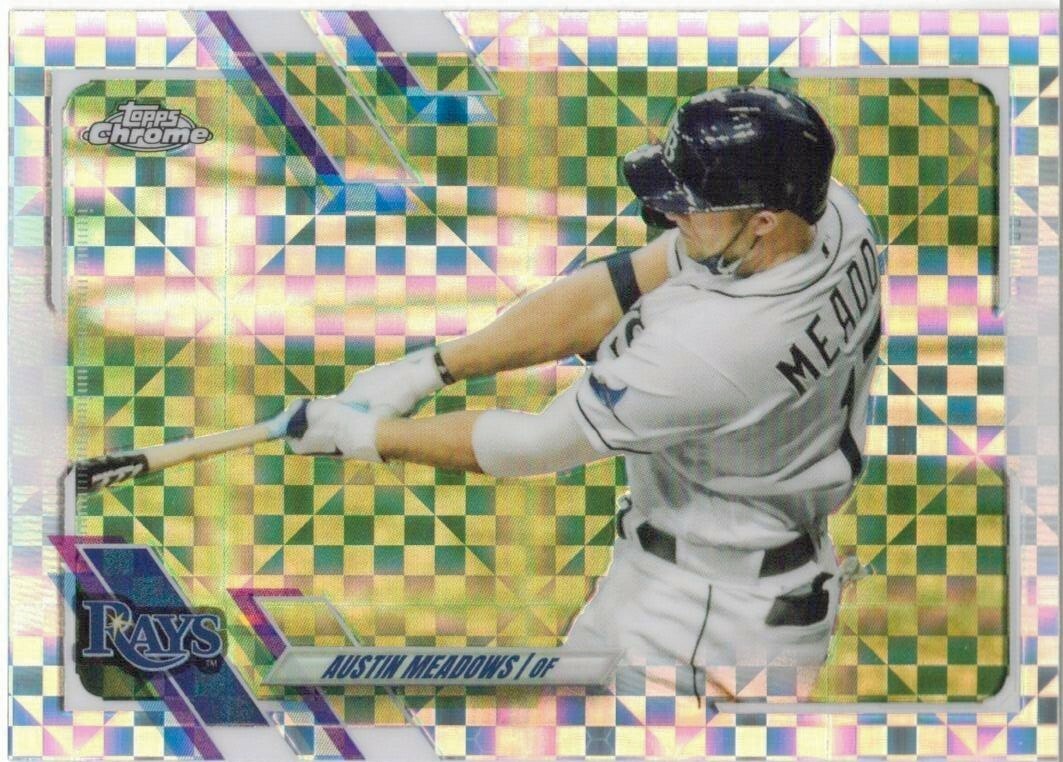 Austin Meadows 2021 Topps Chrome X-Fractors