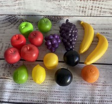 Orange Lemon Grapes Apple Banana Pretend Fruit Play Kitchen Food Lot Toys