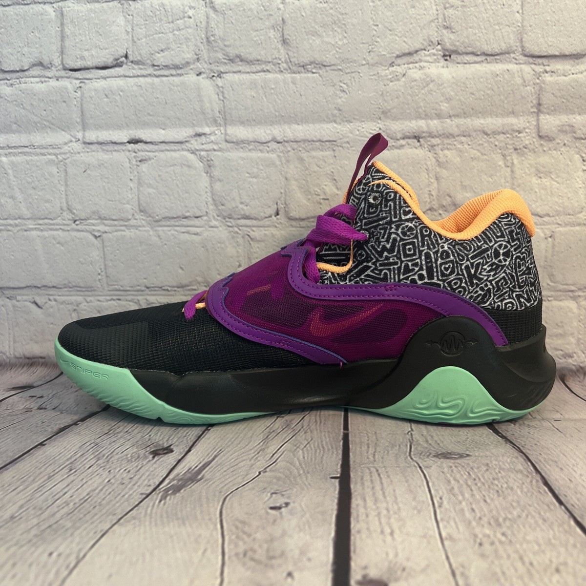 Nike KD Trey 5 X Timothy Goodman Brooklyn Purple Basketball Shoes