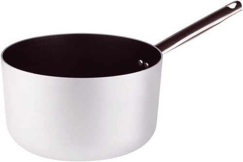 Pentole Agnelli Pan naar de rand breder wordend, plat, dikte