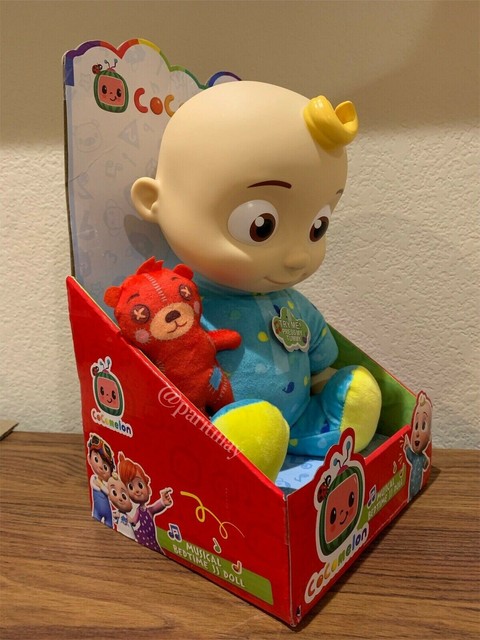 Cocomelon Musical Bedtime JJ Doll with Plush Tummy and Roto Head for sale online | eBay