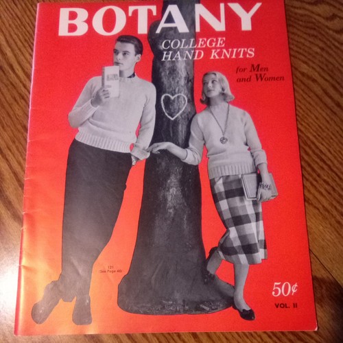 Botany College Hand Knits For Men And Women Vol.2 1958 Pattern Booklet