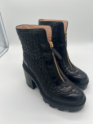 GUCCI ブーツ ホースビット ウィメンズ ブーツ ・ブラック レザー | GUCCI公式