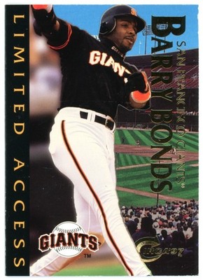 1997 Skybox Circa Limited Access Barry Bonds #3