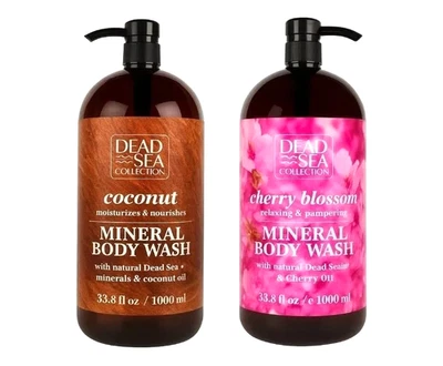 Dead Sea Collection Mineral Body Wash 1000ml – Coconut & Cherry Blossom