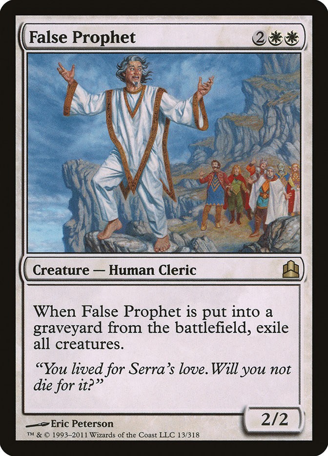 MTG False Prophet  - Commander 2011 #013