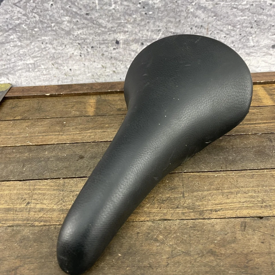 Sillín vintage Selle San Marco Concor negro Italia asiento de bicicleta de carretera 1995 cortes Foto 4 de 4