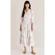 Z Supply Tanya Floral Maxi Dress Smocked Waist NWT M