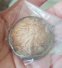 1993 AMERICAN SILVER EAGLE COIN 1 OZ. Fine Silver Uncirculated Beautiful Tone!