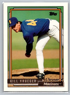 Bill Krueger 1992 Topps Gold Winner Seattle Mariners #368