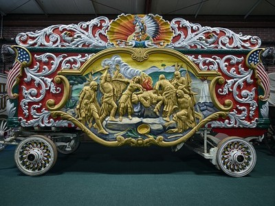 Photo:Baraboo Wisconsin Circus World Museum 2016 Circus Wagon Parade Float