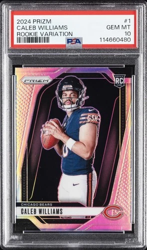 2024 PANINI PRIZM RC VAR #1 CALEB WILLIAMS PSA 10