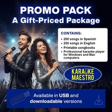 A GIFT-PRICED KARAOKE SONGS PACKAGE
