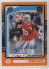2024 Panini Clearly Donruss Rated Rookie Orange /249 Jaheim Bell #91 Auto 0jl1