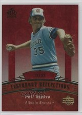 2005 Upper Deck Reflections Legendary Red /99 Phil Niekro #161 HOF 12xz
